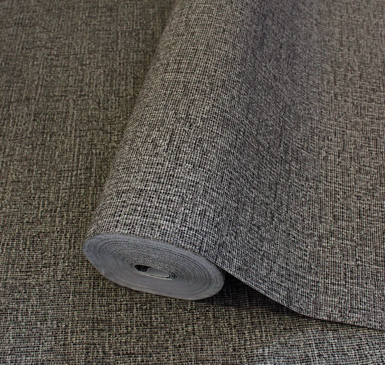 Gray Embossed Wallpaper – Understated Shimmer (24110-5)